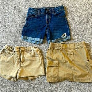 Gap kids, Old Navy, Cat & Jack shorts & skirt size Medium 8 girls summer